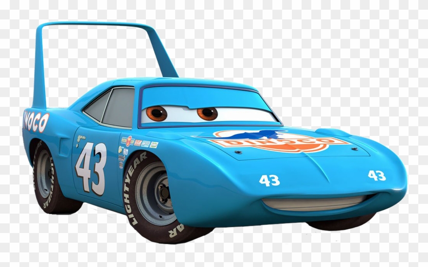 Cars Flo Clip Art National Car Bg - Cars 1 Blue Car - Png Download