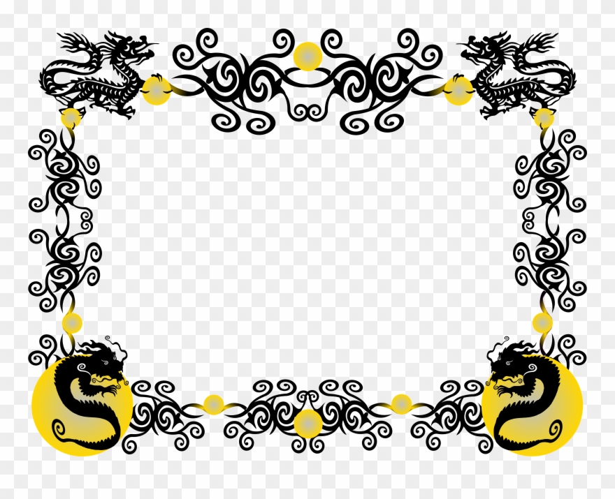 Big Image - Chinese New Year 2018 Border Clipart