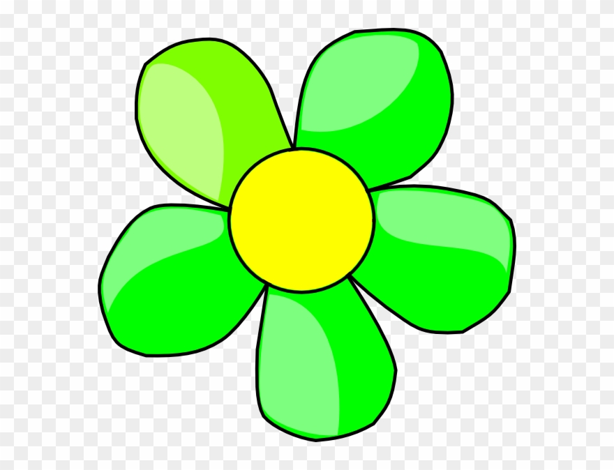 Green Floral Cliparts - Png Download