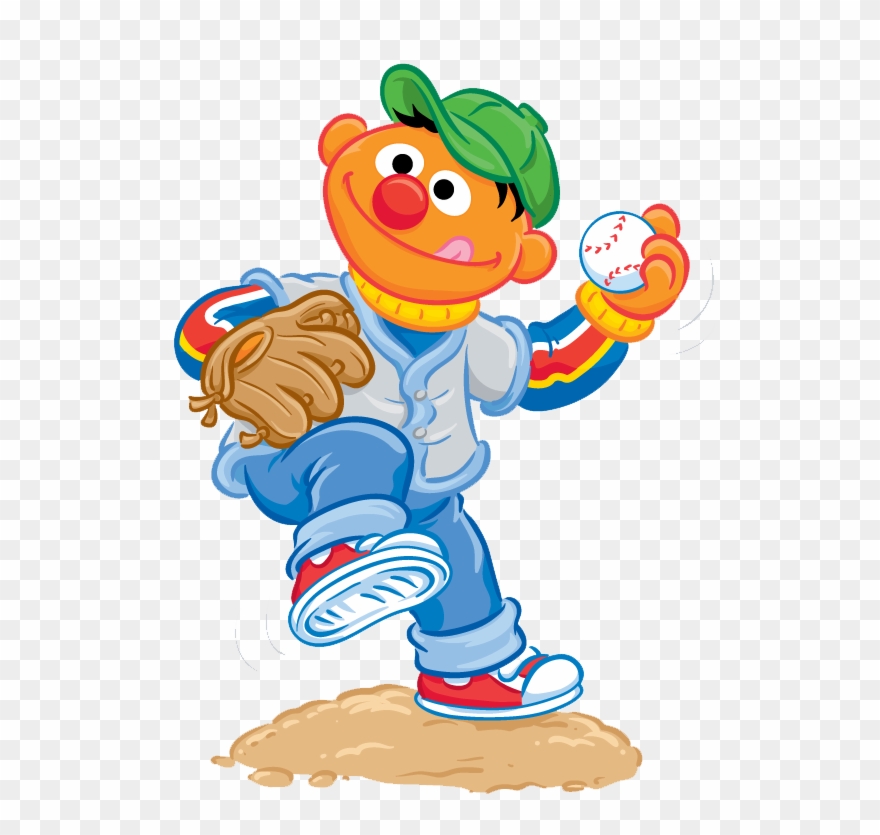 Ernie 02 Sesame Street Muppets, Big Bird, 1st Year, - Ernie Sesame Street Clipart - Png Download
