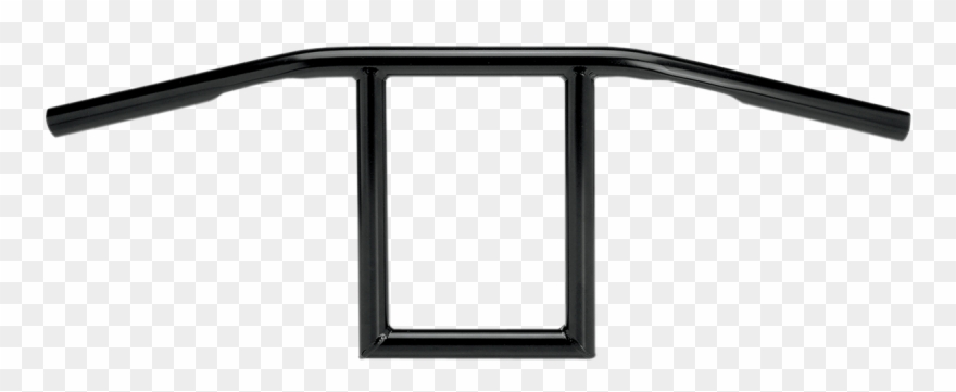 Biltwell Black Window 1" Handlebar For Harley-davidson - Window Handle Bars Clipart