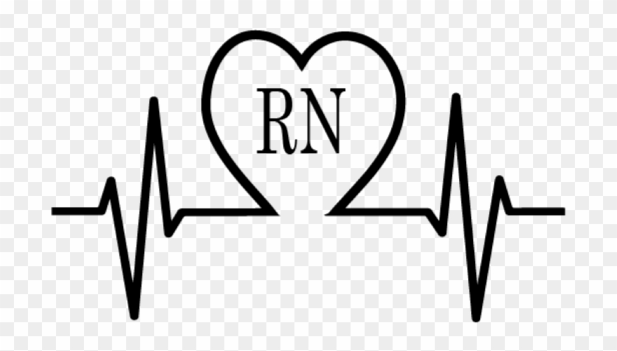 Nurse Ekg In Heart Png Nurse Ekg Blood Drive Images Transparent Clipart 218276 Pinclipart
