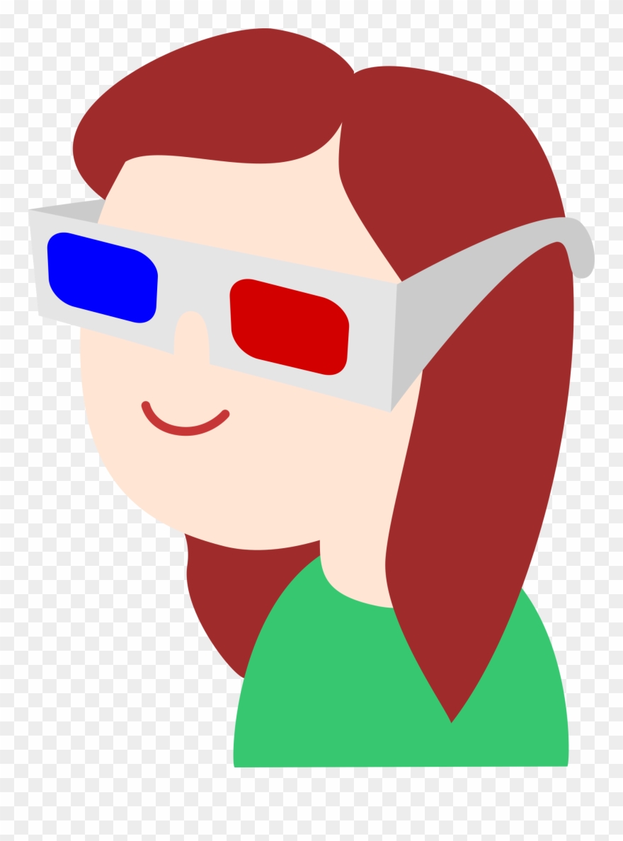 Clip Black And White Download 3d Glasses Clipart - Png Download