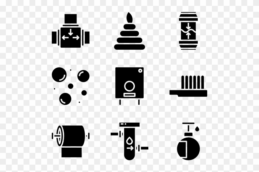 Home Decoration Bathroom - House Clipart