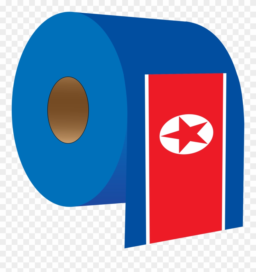 Big Image - North Korea Flag Parody Clipart