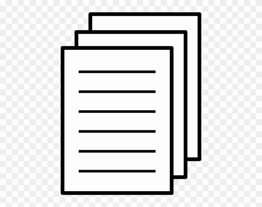 Paper 4 Icon Clip Art Download - Paper Icon White Png Transparent Png
