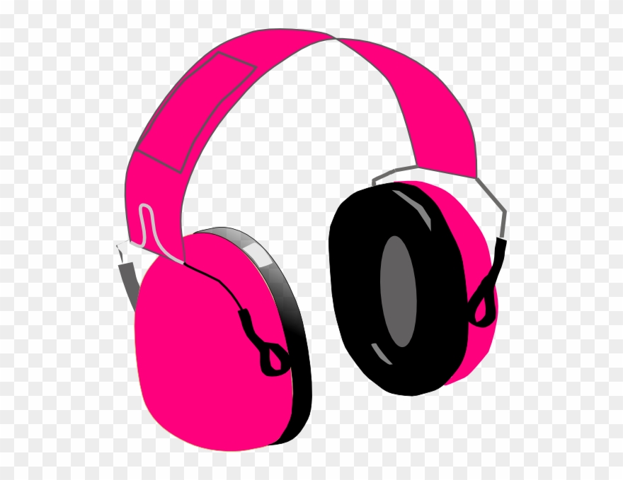 Simones Clip Art - Pink Headphones Clip Art - Png Download