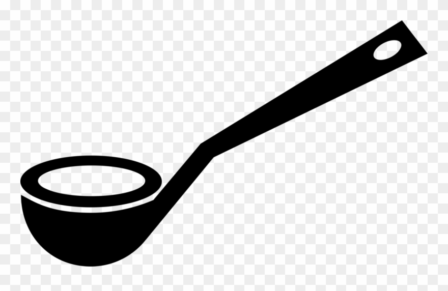 Kitchen Soup Ladle Spoon - Suppenkelle Clipart - Png Download