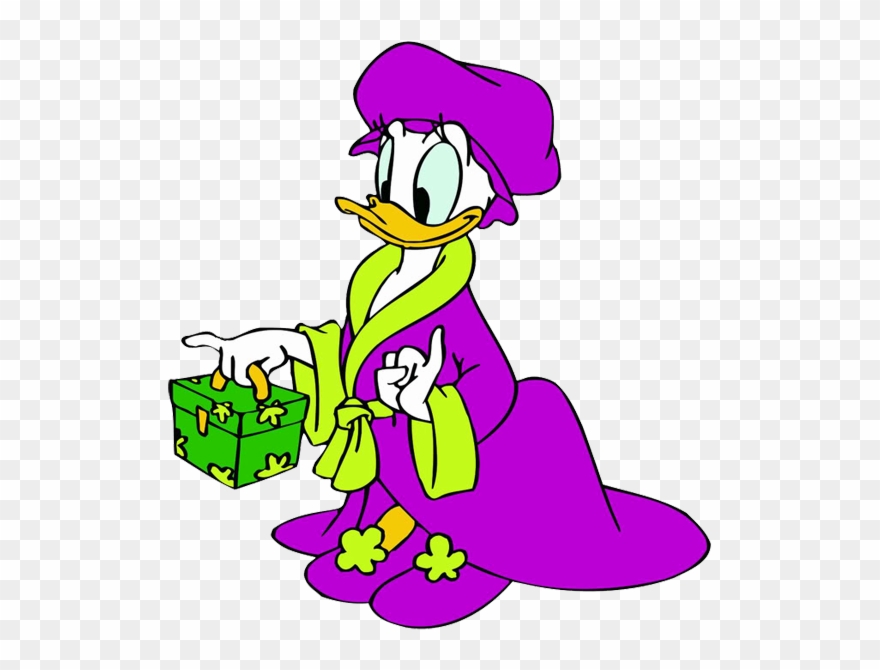 Daisy Duck Clipart - Bath Robe Clip Art - Png Download