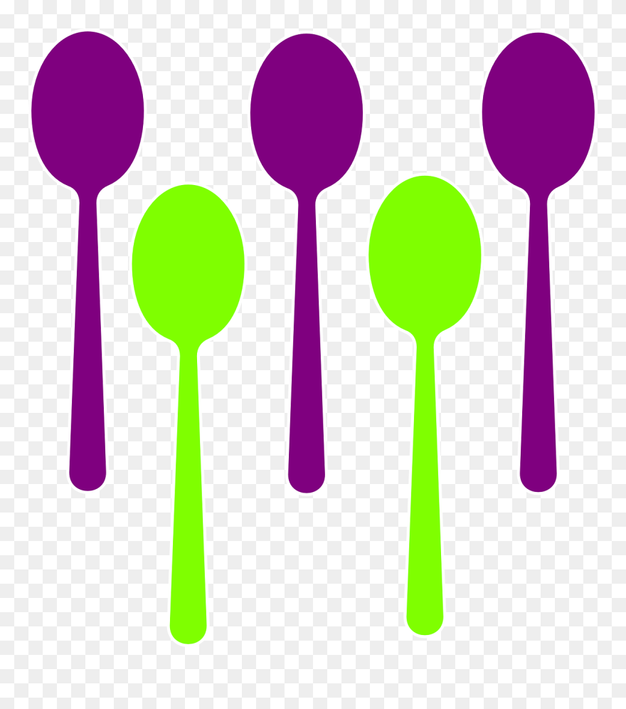 Spoon Clip Art - 5 Spoons Clipart - Png Download