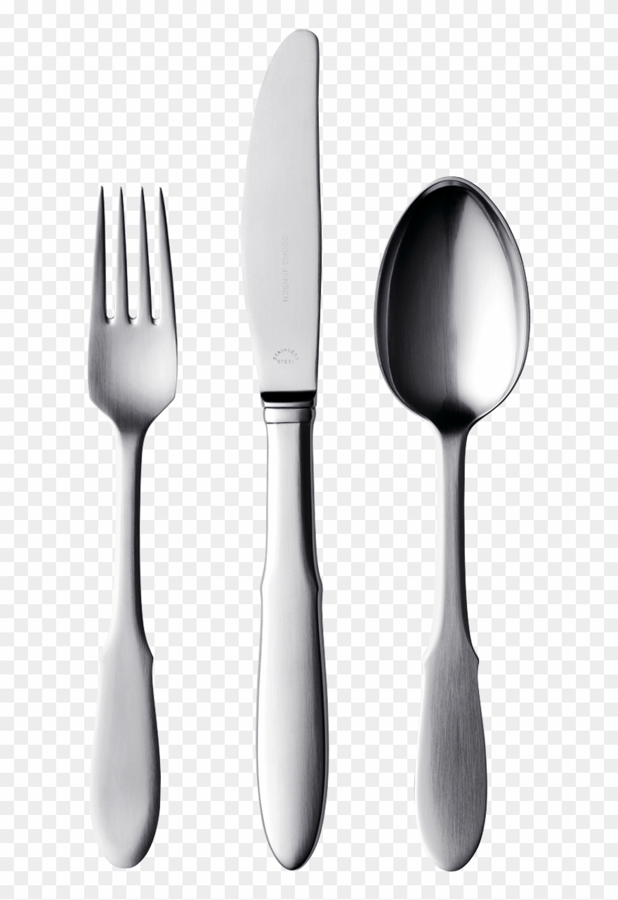 Fork And Knife Clipart - Knife Fork And Spoon - Png Download