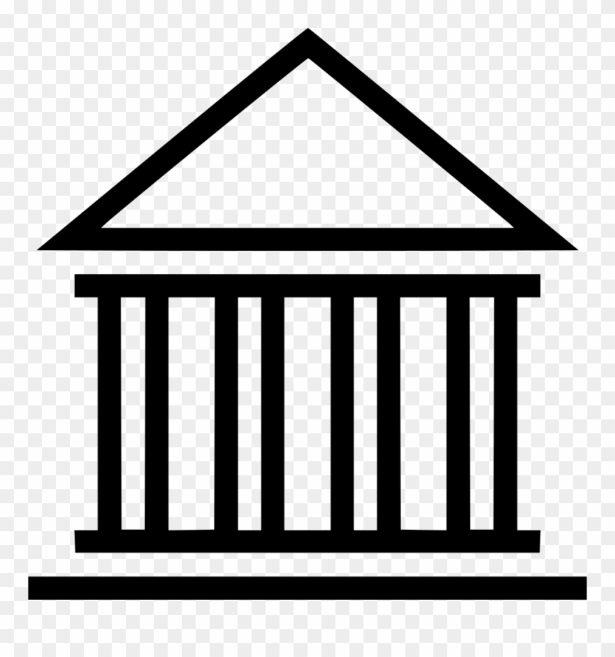 Bank Temple Museum Pantheon Comments - Public Library Library Icon Clipart