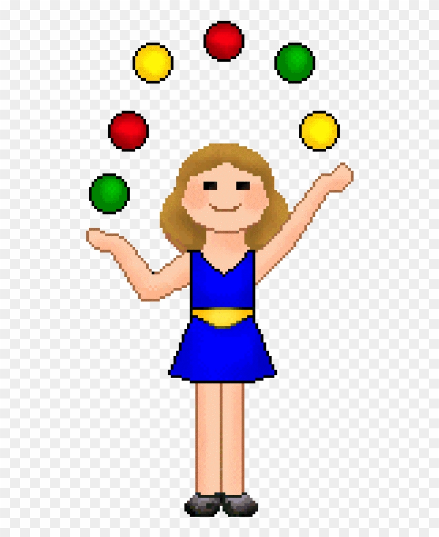 Kids Juggling Clipart - Clip Art - Png Download