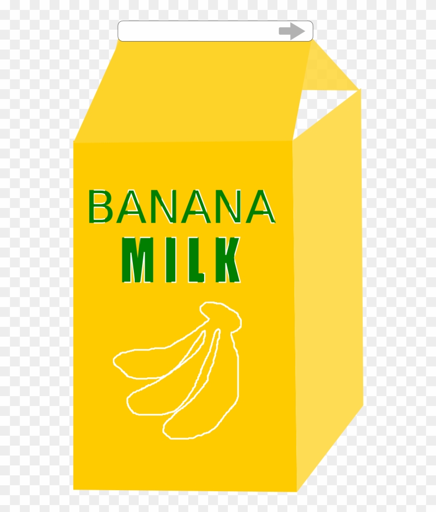 Big Image - Banana Milk Clipart - Png Download