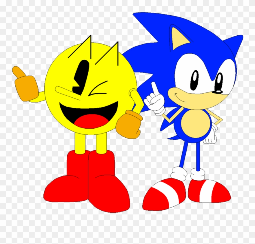 And Sonic Pixel Art - Pacman And Sonic Clipart