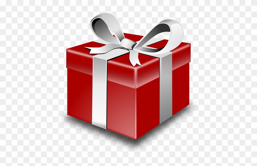 Present Gift Red Ribbon Box Png Image - Transparent Christmas Png Box Gifts Clipart