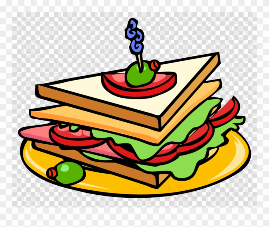 Club Sandwich Clipart Club Sandwich Tuna Fish Sandwich - Club Sandwich Clipart - Png Download