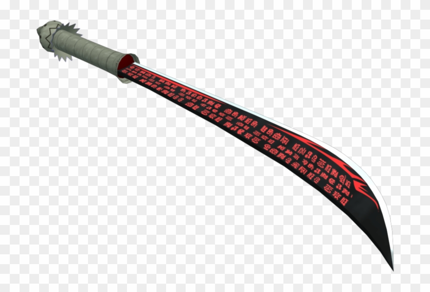 Clip Art Demon Katana - Png Download