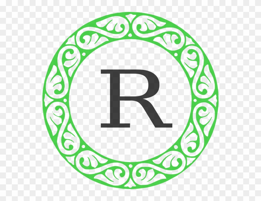 R Clip Art At Clker Com Online - Letter K Monogram Png Transparent Png