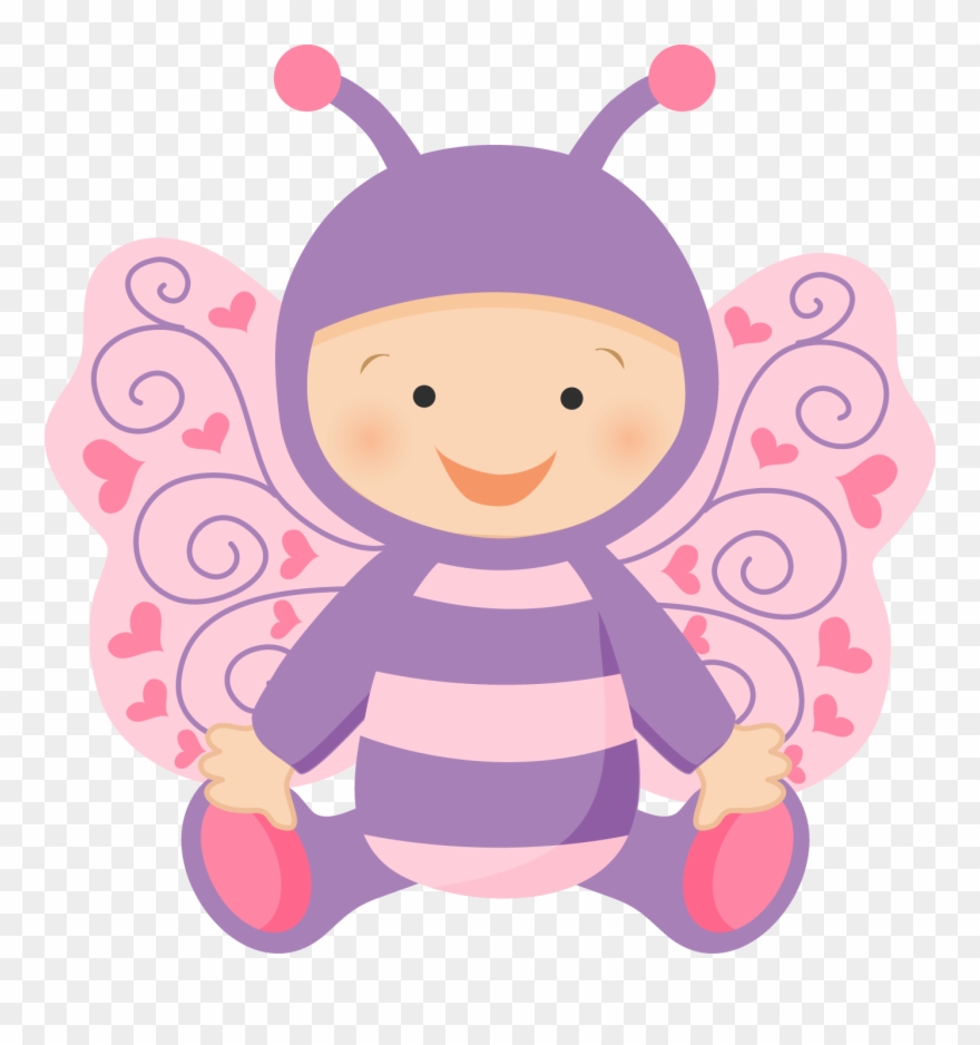 2 Borboletas & Joaninhas - Bumblebee Baby Shower Invitations Clipart