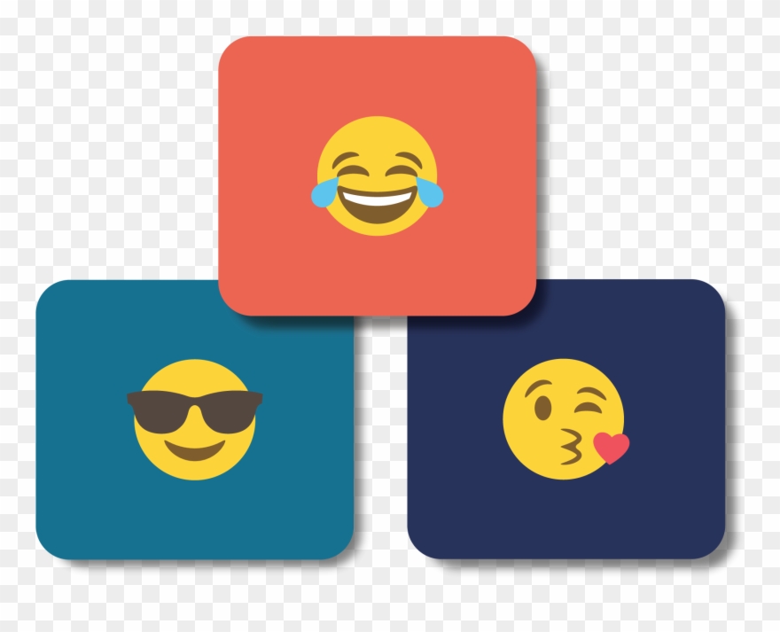 Square Labels - Emoji Clipart