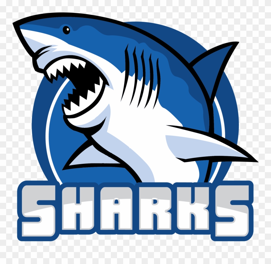 Bq Tball Teamlogo V05 Sharks1 - Tiger Shark Clipart