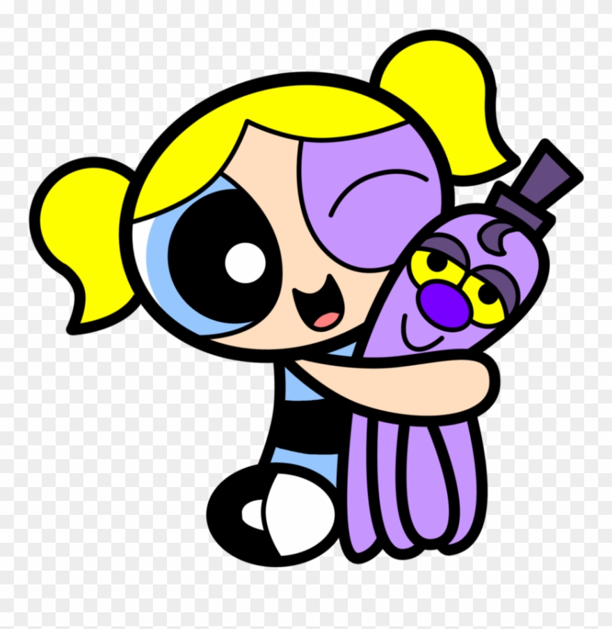 Youtube The Rowdyruff Boys Coloring Book Clip Art - Powerpuff Girls Bubbles Hug - Png Download