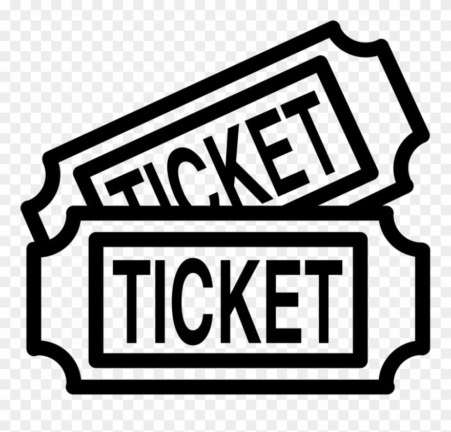 Cinema Tickets For A Couple Comments - Ticket De Cine Para Editar Clipart