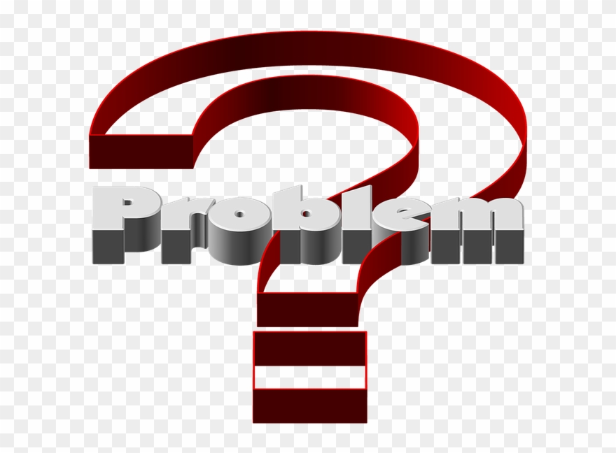 Problem Clipart Question Mark - Problem Clipart Transparent - Png Download