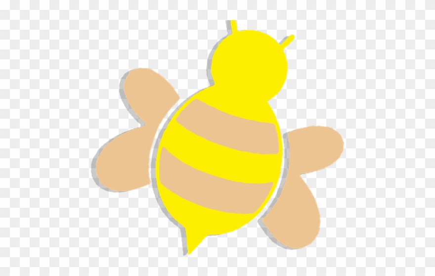 Library Clipart Label - Honey Bee - Png Download