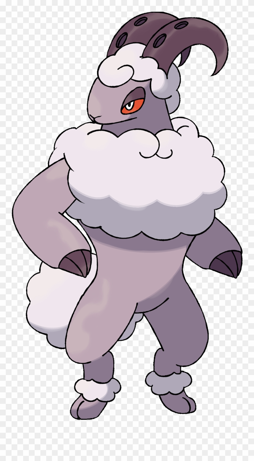 Slumbaa - Sheep Fakemon Clipart