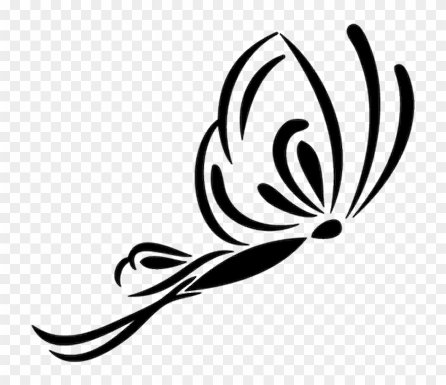 Papillon Butterfly Ford Fiesta Decal Clipart