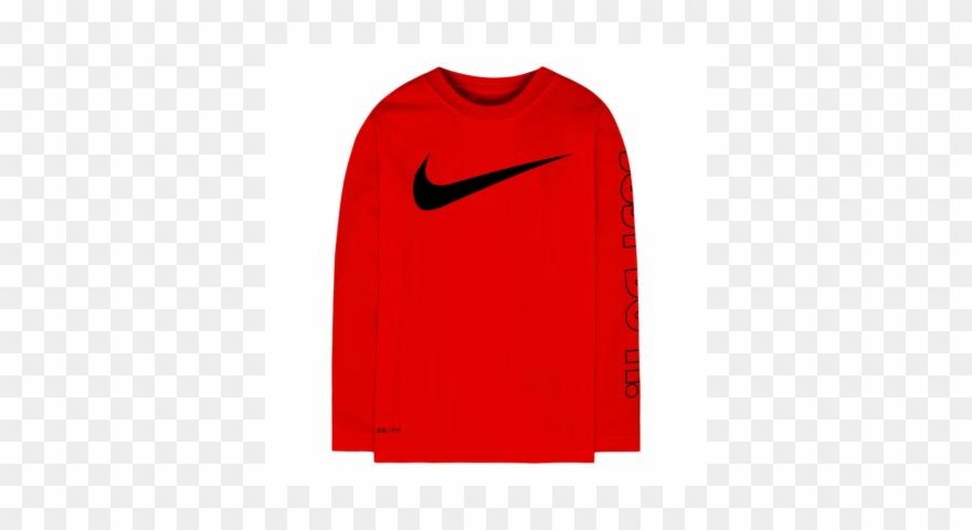 Nike Toddler Boys' Swoosh Just Do It Df Thermal Long - Long-sleeved T-shirt Clipart