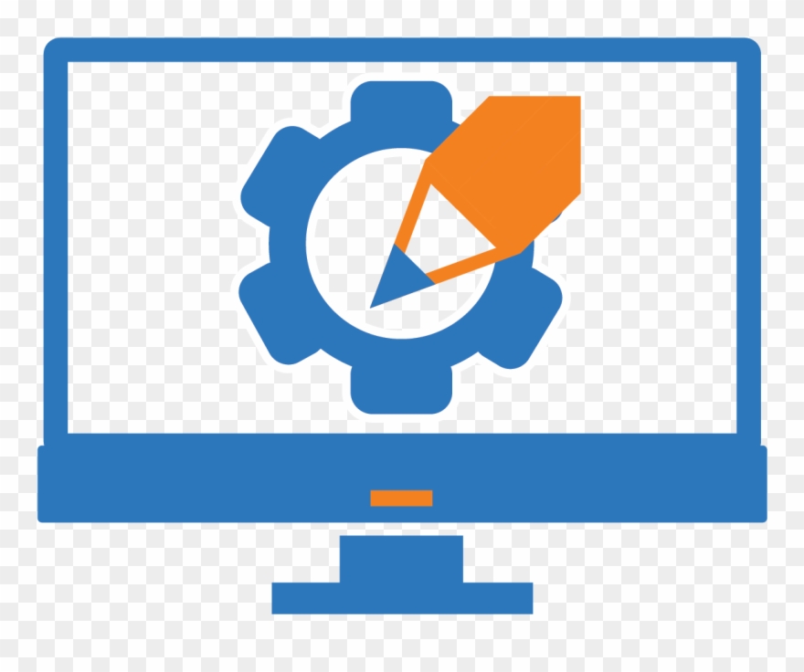 Online & Paperless - Design And Development Icon Clipart