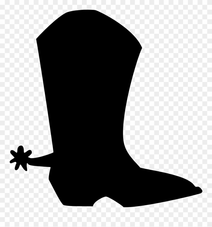 Cowboy Boot Western Free - Cowboy Boot Svg Clipart