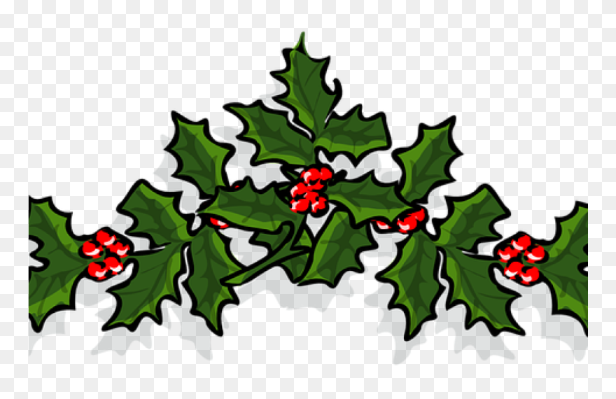 Holly Images Free Holly Ornament Holiday Free Vector - Christmas Holly Transparent Png Clipart