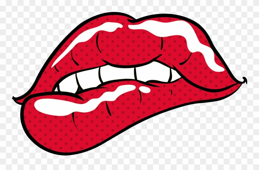 Download - Pop Art Lips Clipart