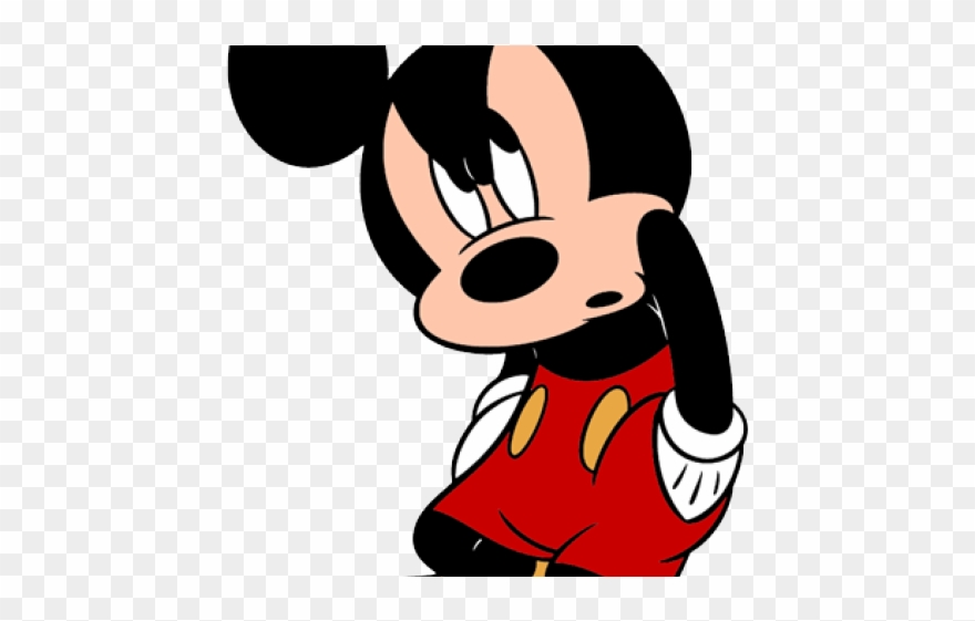 Sad Clipart Mickey Mouse - Don T Do Matching Shirts Mickey - Png Download