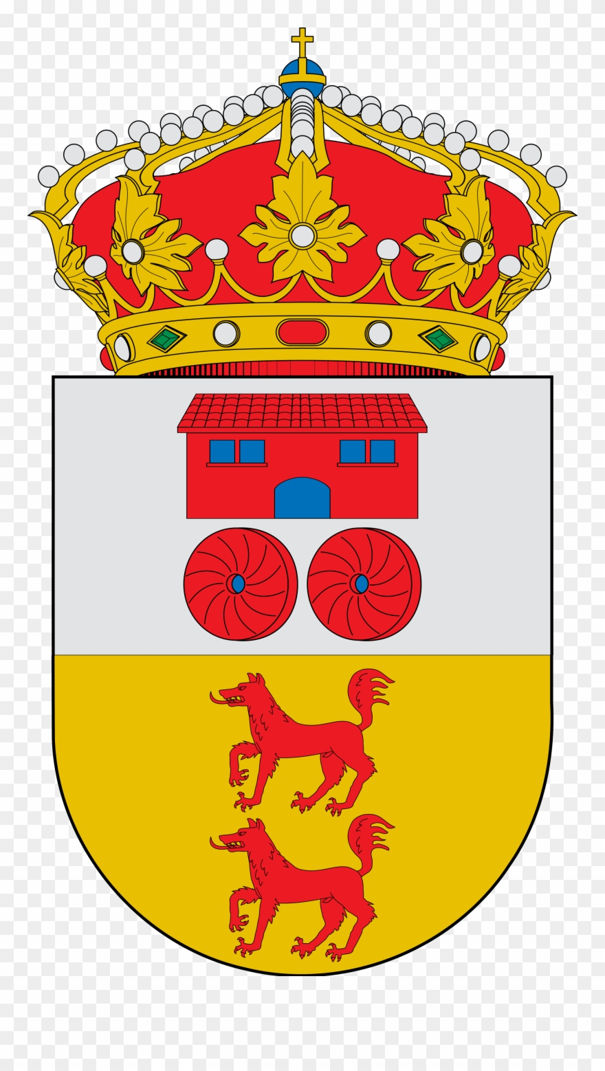 Open - Escudo Valdecaballeros Clipart