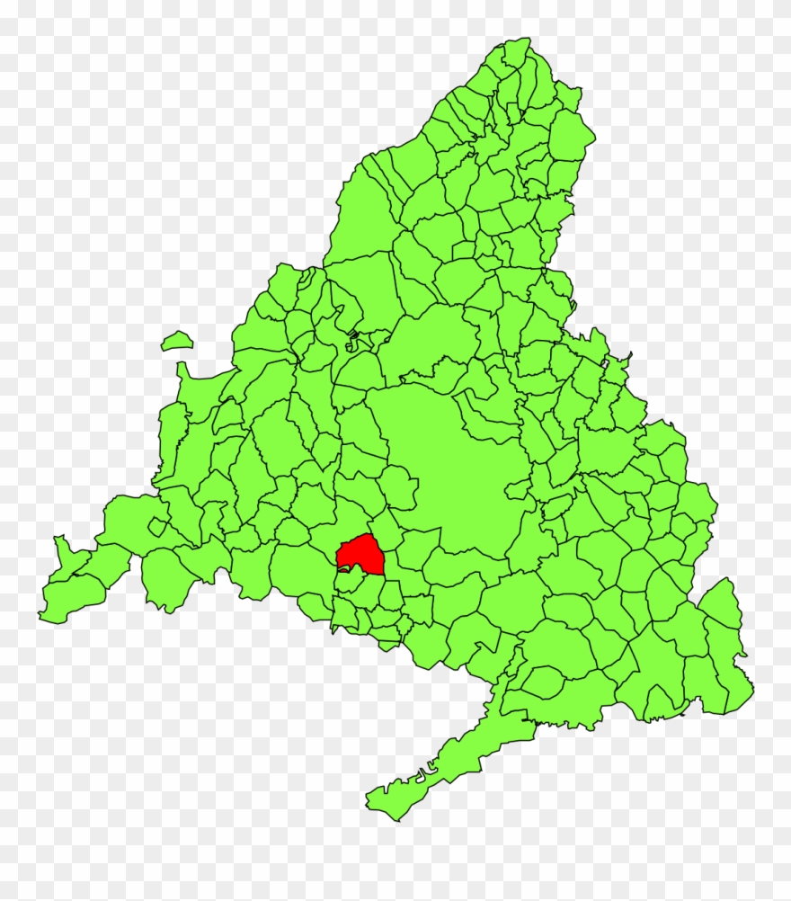 El Molar Mapa - Santa Maria De La Alameda Clipart