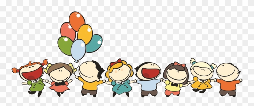 Because We Care - Children Vector Clipart