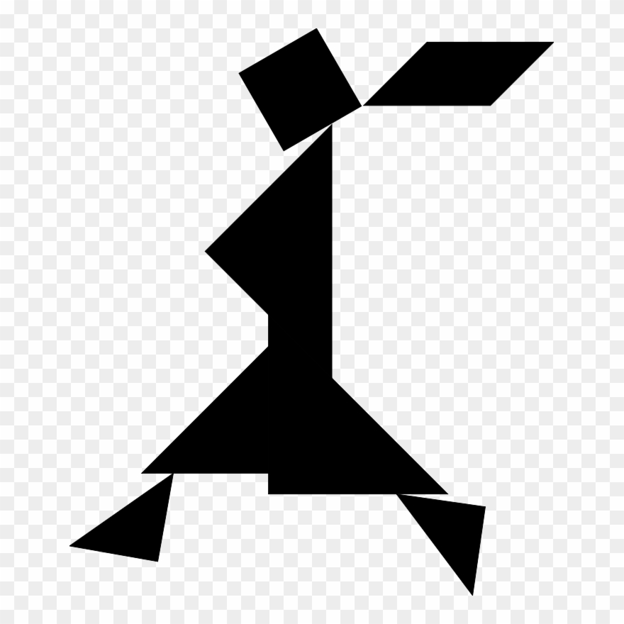 Architects Triangle Free Tangram - Tangram Clipart