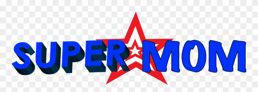 Full Time Super Mom - Graphic Design Clipart