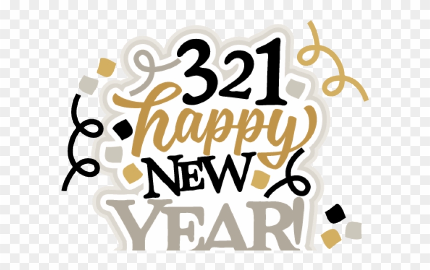 Happy New Year Clipart File - Happy New Year Title - Png Download