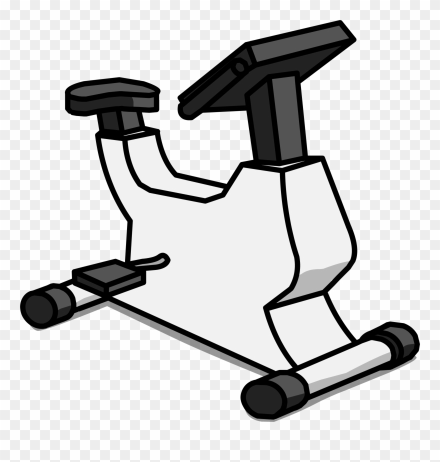 Exercise Bike Sprite 006 - Stationary Bicycle Clipart