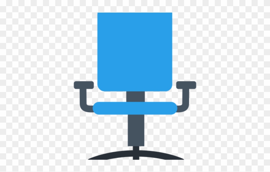 Office Clipart Transparent - Rolling Chair Emoji Png
