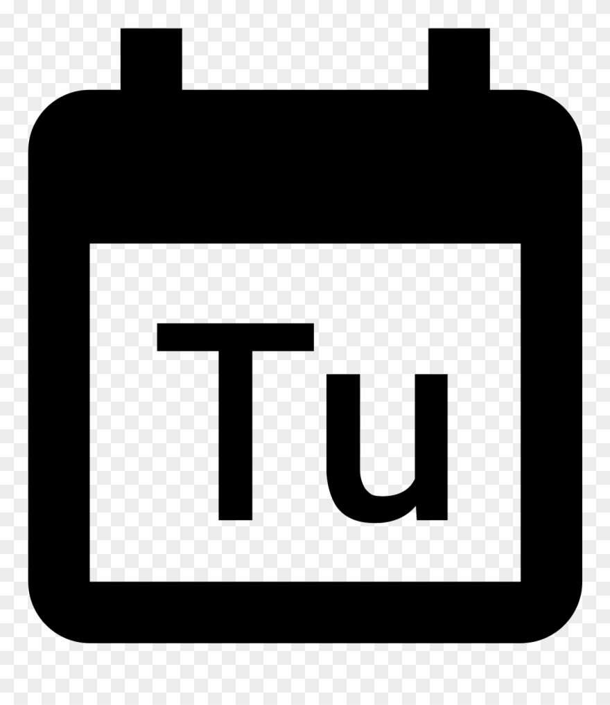 A Large Rectangle, Oriented With The Short Ends Vertical - Friday Icon Clipart