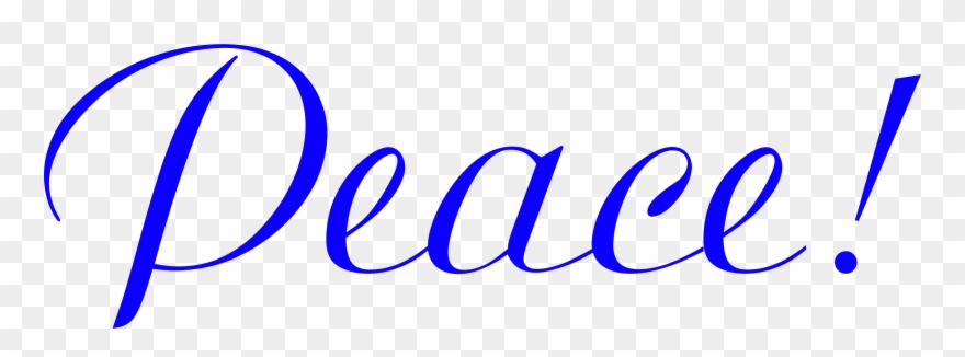 Clipart Peace Blue Microsoft Office 2010 Clip Art Clip - Png Download