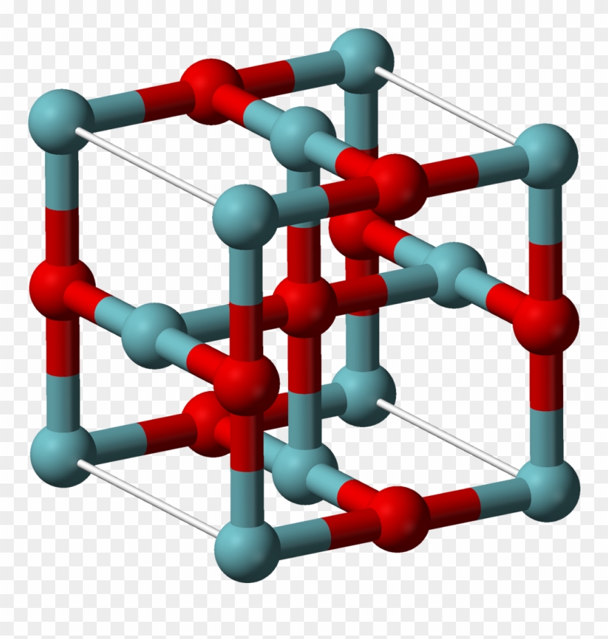 Niobium Oxide Crystal Structure Clipart