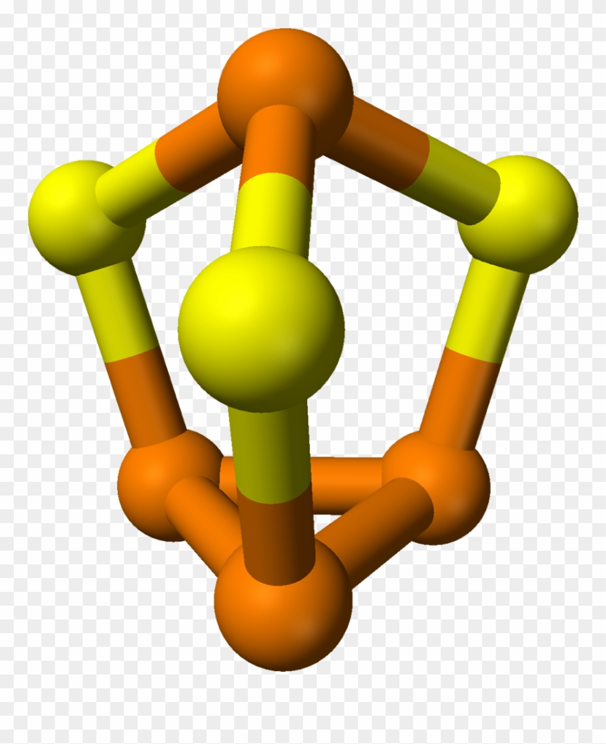 Phosphorus Sesquisulfide 3d Balls - Phosphorus Sesquisulfide Clipart